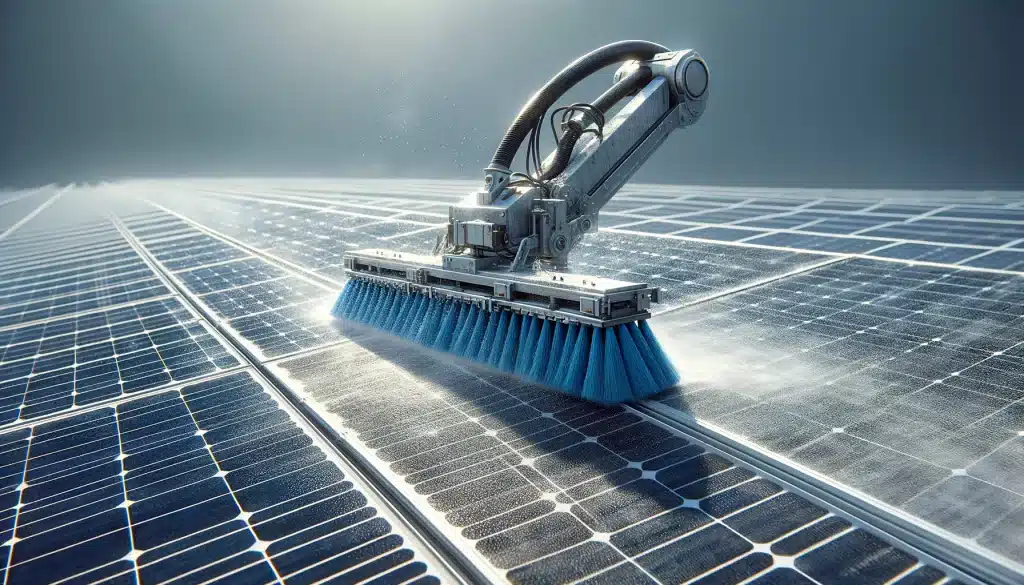 outil de haute pointe spécialisé pour le nettoyage de panneau solaire