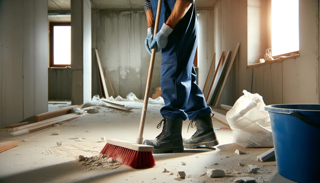 Le nettoyage de fin de chantier par un professionnel